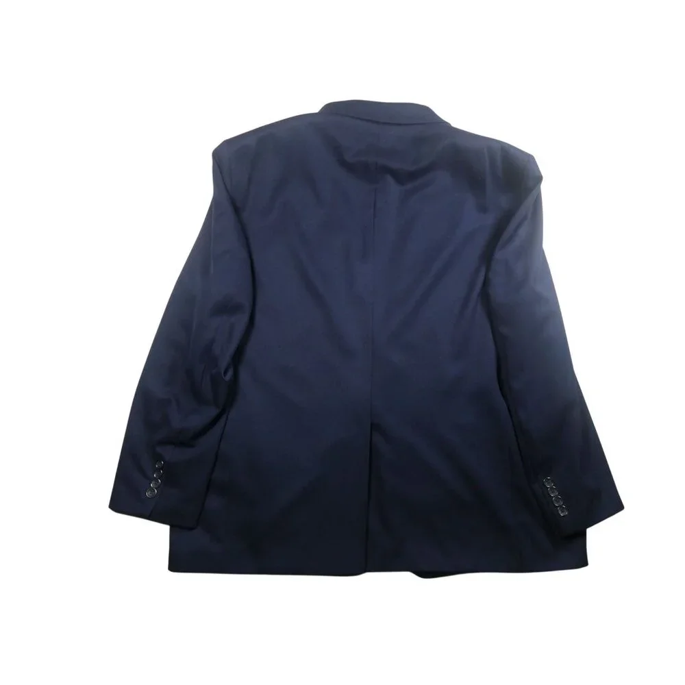 Saddlebred Men's Navy Blue Performance Blazer‎ Size 52R
